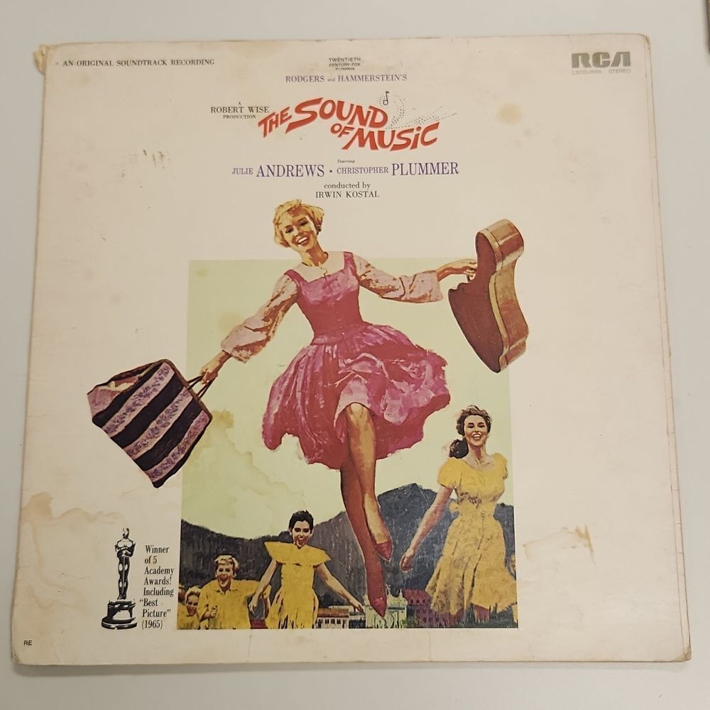 The Sound Of Music Julie Andrew's 1965 Vinyl Record